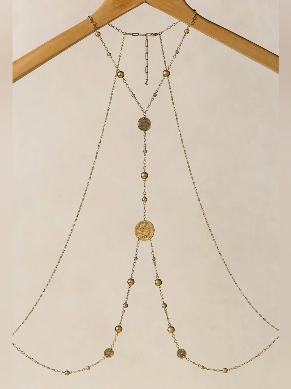 Free People ~ Let's Dance Body Chain ~ Gold ~ NWT** - Picture 7 of 7
